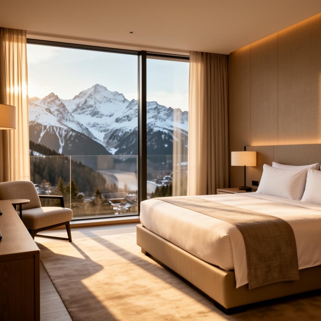 Luksuzni hotelski apartman s pogledom na planine